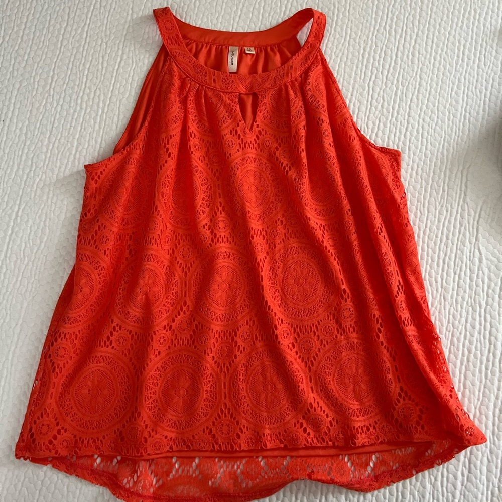 Orange tank top